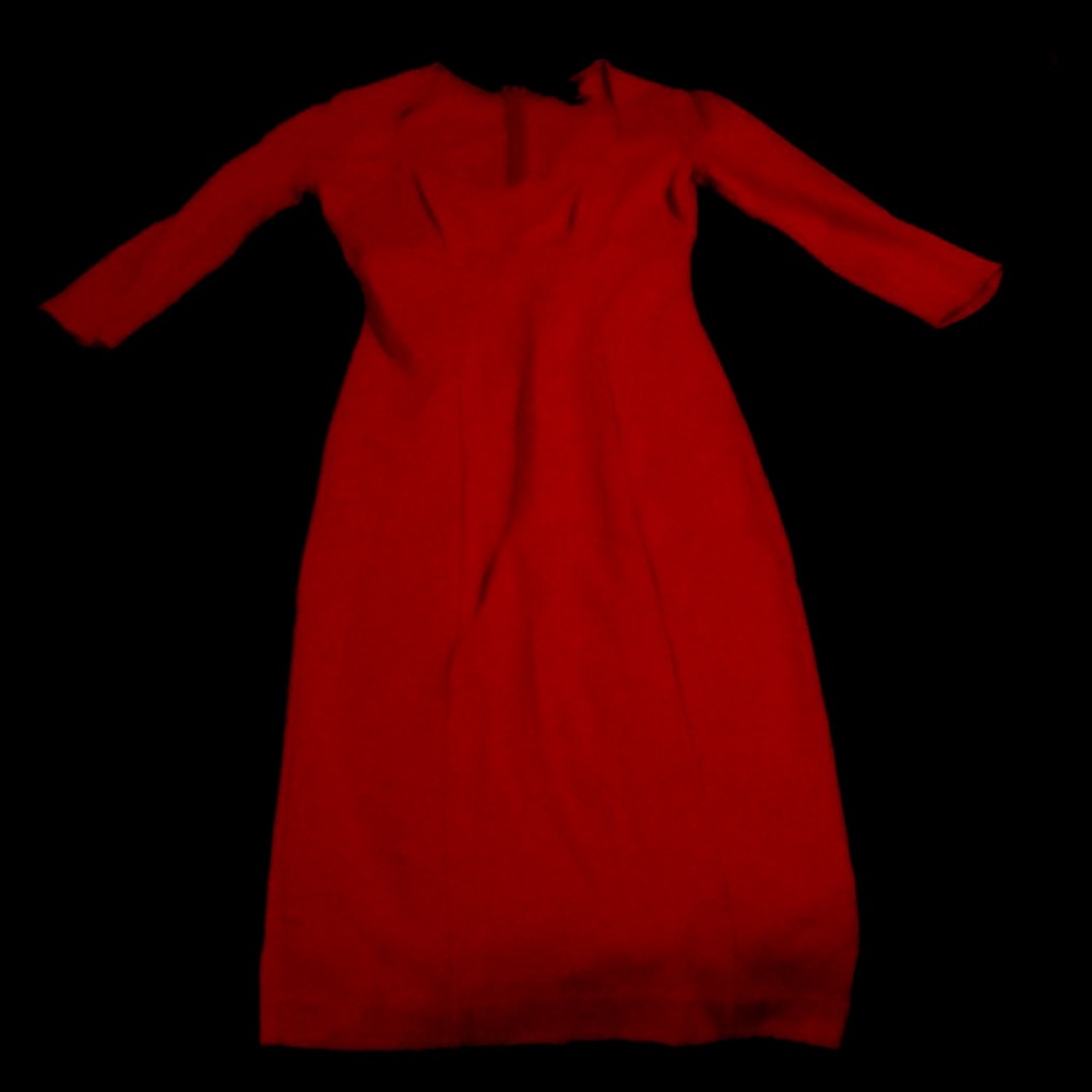Size 6 Moda International scoop neck pencil dress
